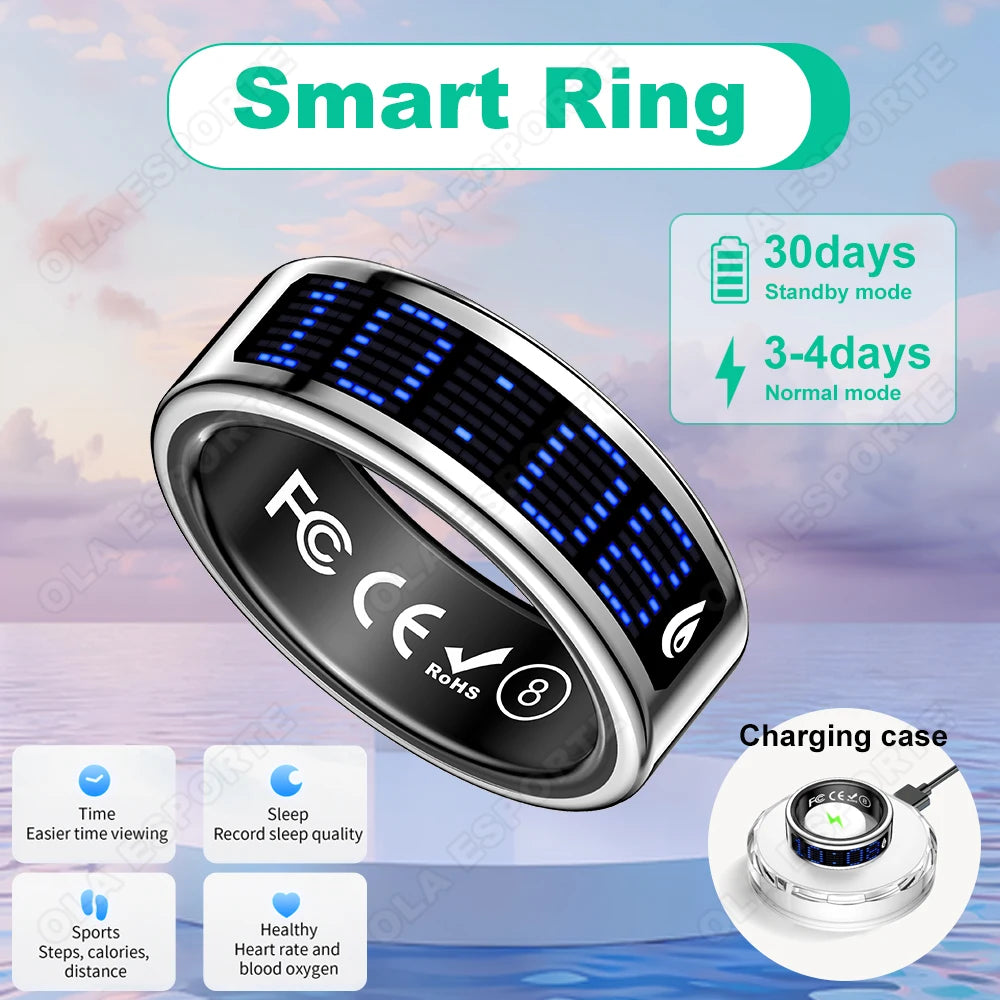 Touch-Display Activity Smart Ring — view 9