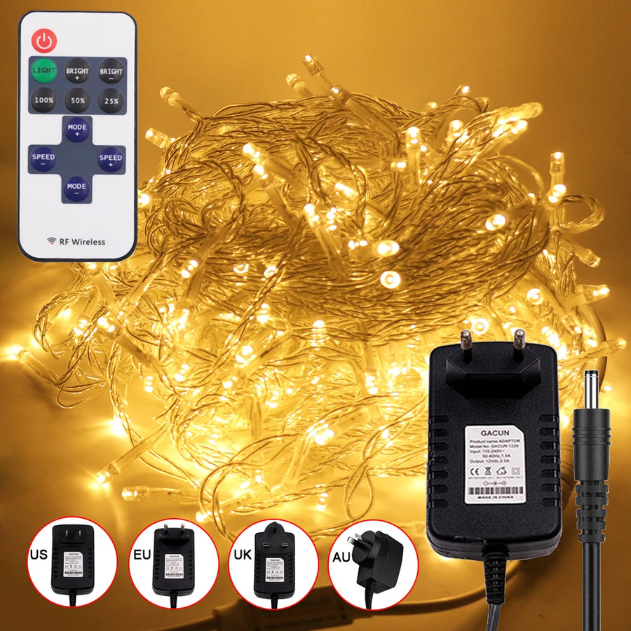 Dimmable Outdoor LED String Lights