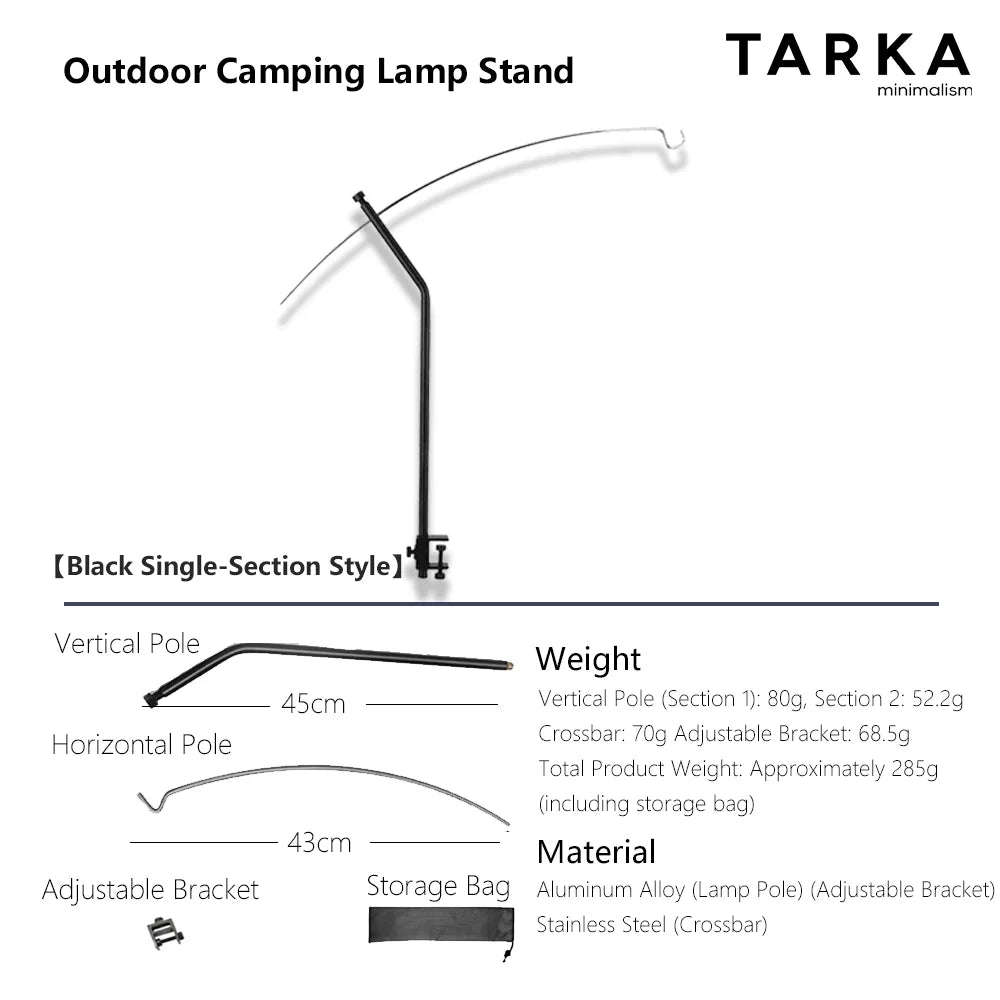 Adjustable Camping Lantern Stand — view 7