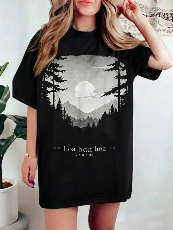 Retro Twilight Graphic T-Shirt