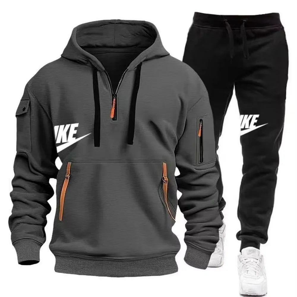 Men's Zip Hoodie & Trouser Set — view 6