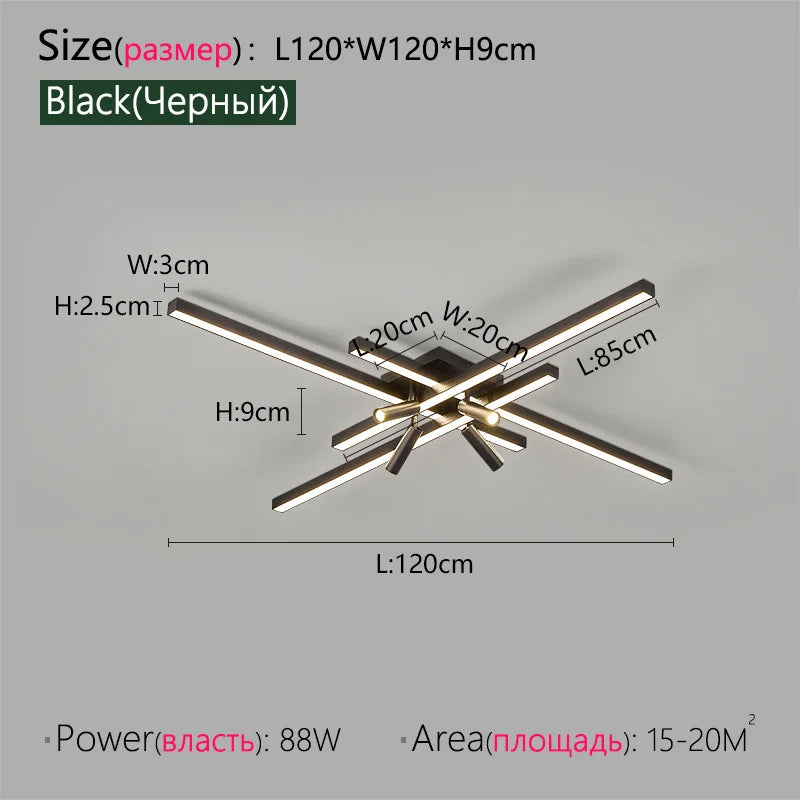 Linear LED Ceiling Light — view 7