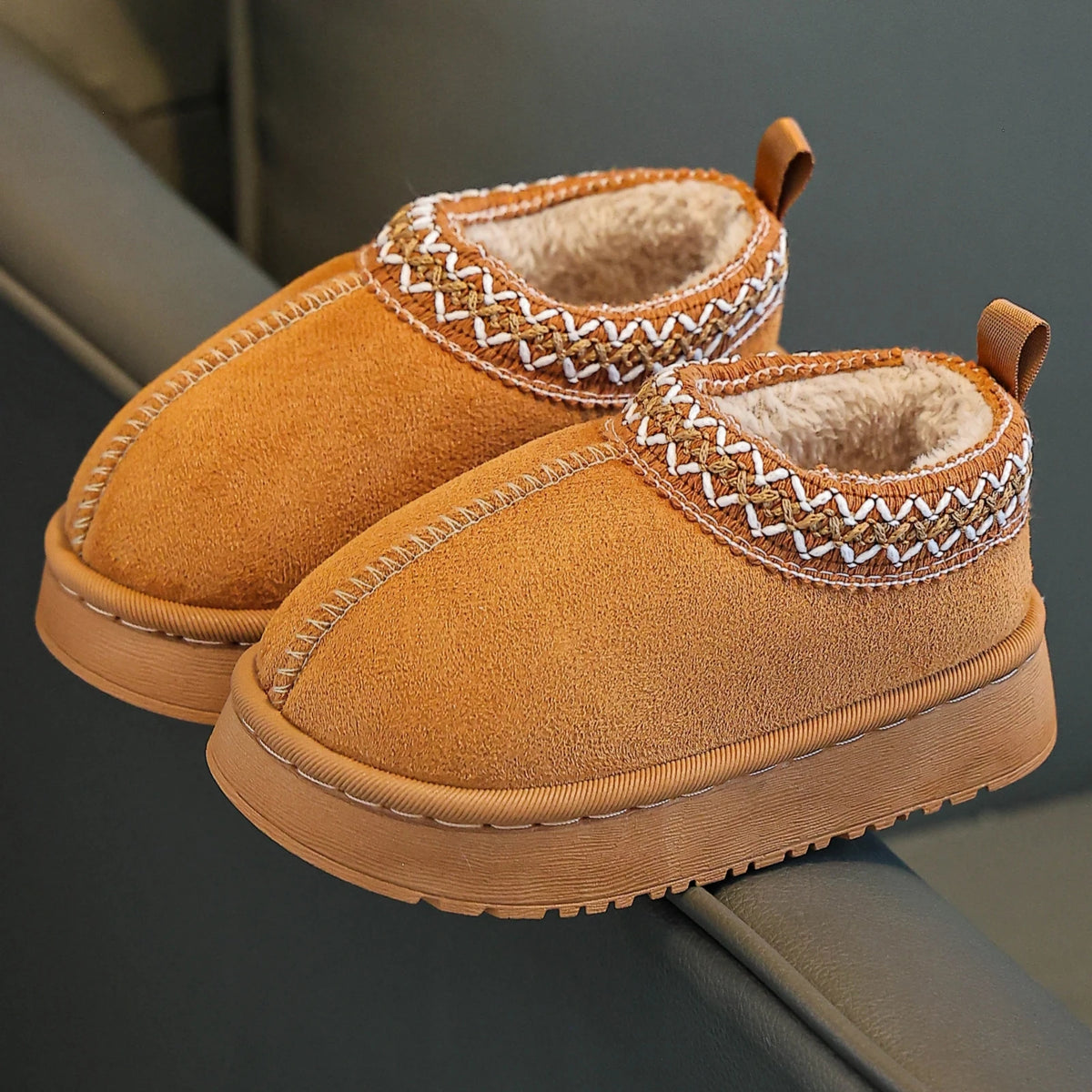 Kids' Covered-Heel Indoor Slippers — view 9