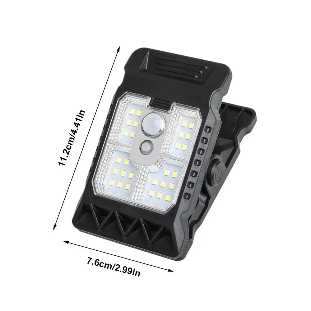 NEW upgrade Solar Light Chain Clip On Solar Motion Lights Outdoor 300LM Motion Sensor Security Lighting Waterproof Garden Decor