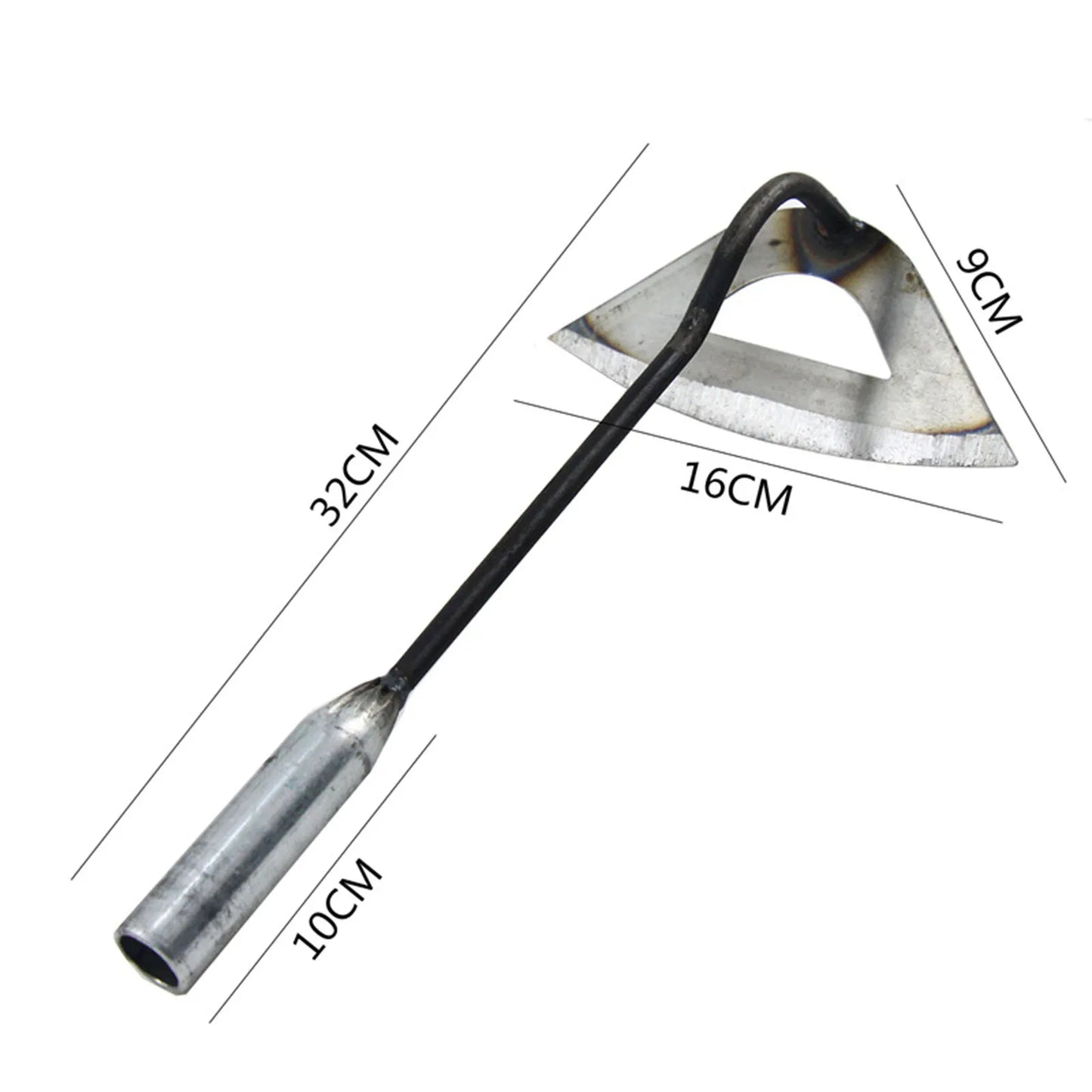 Garden Hoe Weeders Carbon Steel Gardening Hook and Weeding Tool Dual-Purpose Hardened Weeding Hoe for Easily Removing Weeds
