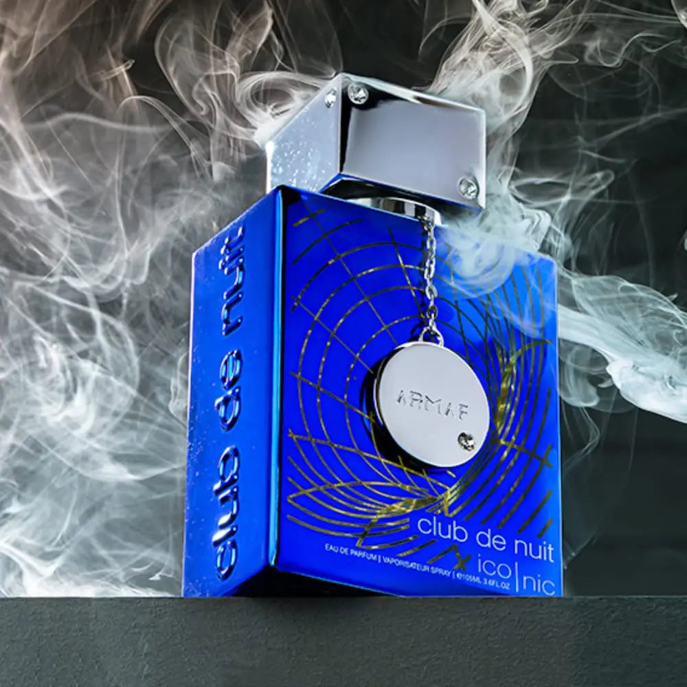 Club De Nuit Blue Iconic for Men Eau De Parfum Spray, 3.6 Ounce
