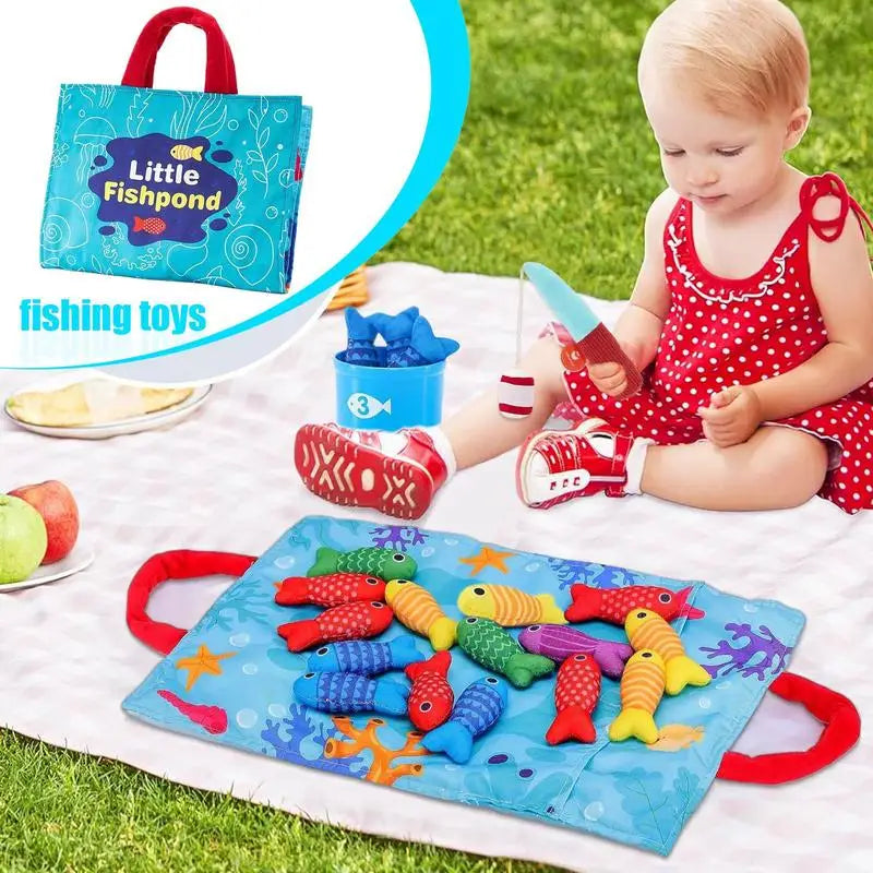 Toddler Fabric Fishing & Sorting Game — product image