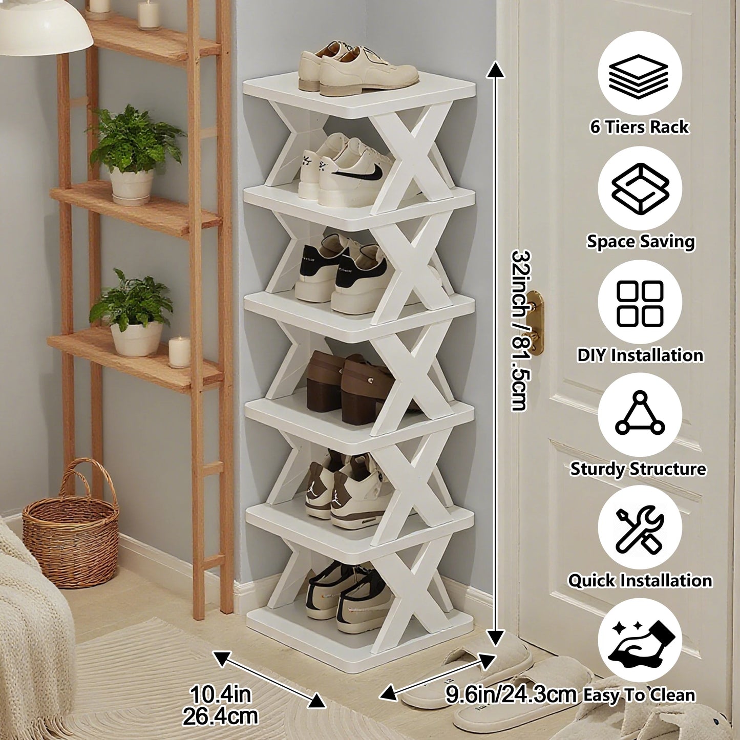 Shoe Rack Storage Organizer Detachable Shoe Racks Saves Family Household Rack Multi Layer Simple Shoes Shelf Color Cabinet