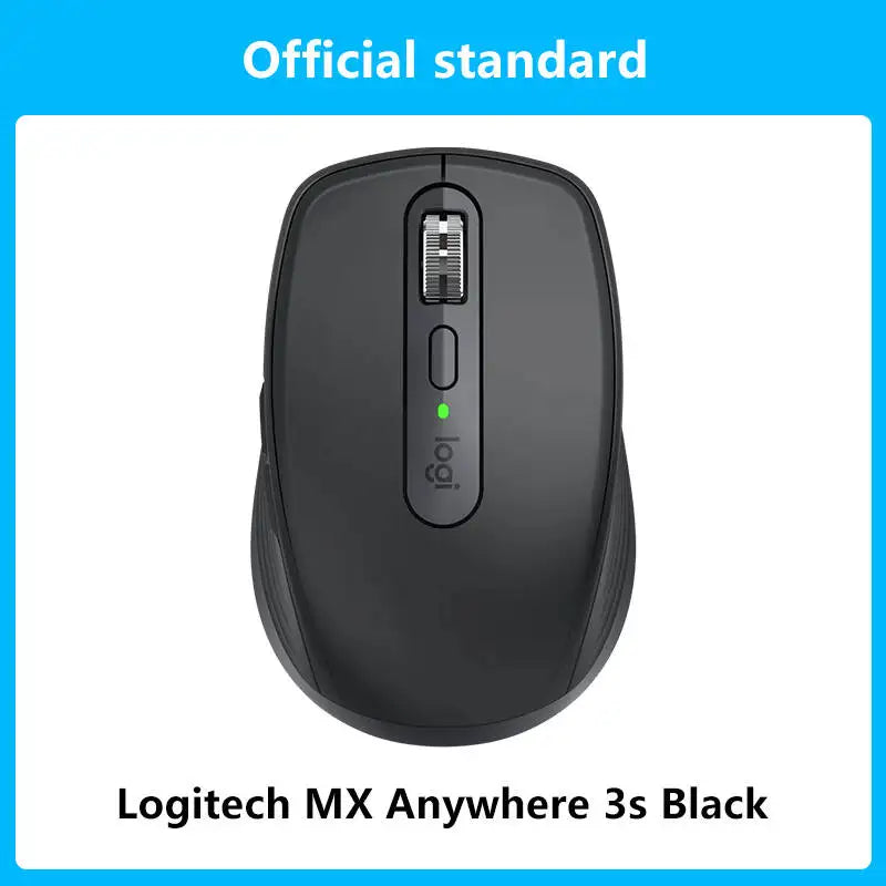Logitech MX Anywhere 3S Mouse, Wireless, 8000 DPI, MagSpeed Scroll, Silent, 10m, USB-C Charge, Laptop