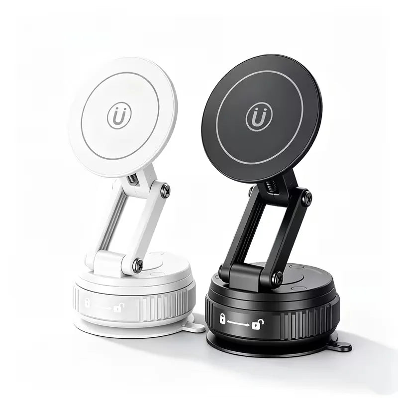 Vacuum Magnetic Car Phone Mount — product image