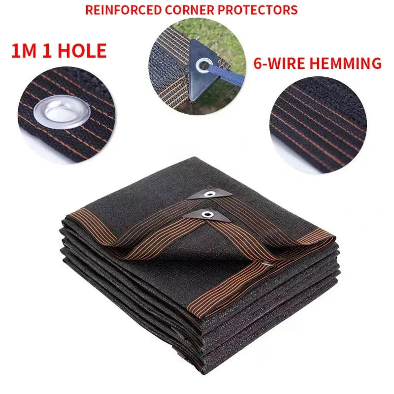 Outdoor Garden Shading Net, Terrace Awnings, Camping Shade Cover Mesh, UV Protection, HDPE Sunscreen Fabric, Shade4x5m 