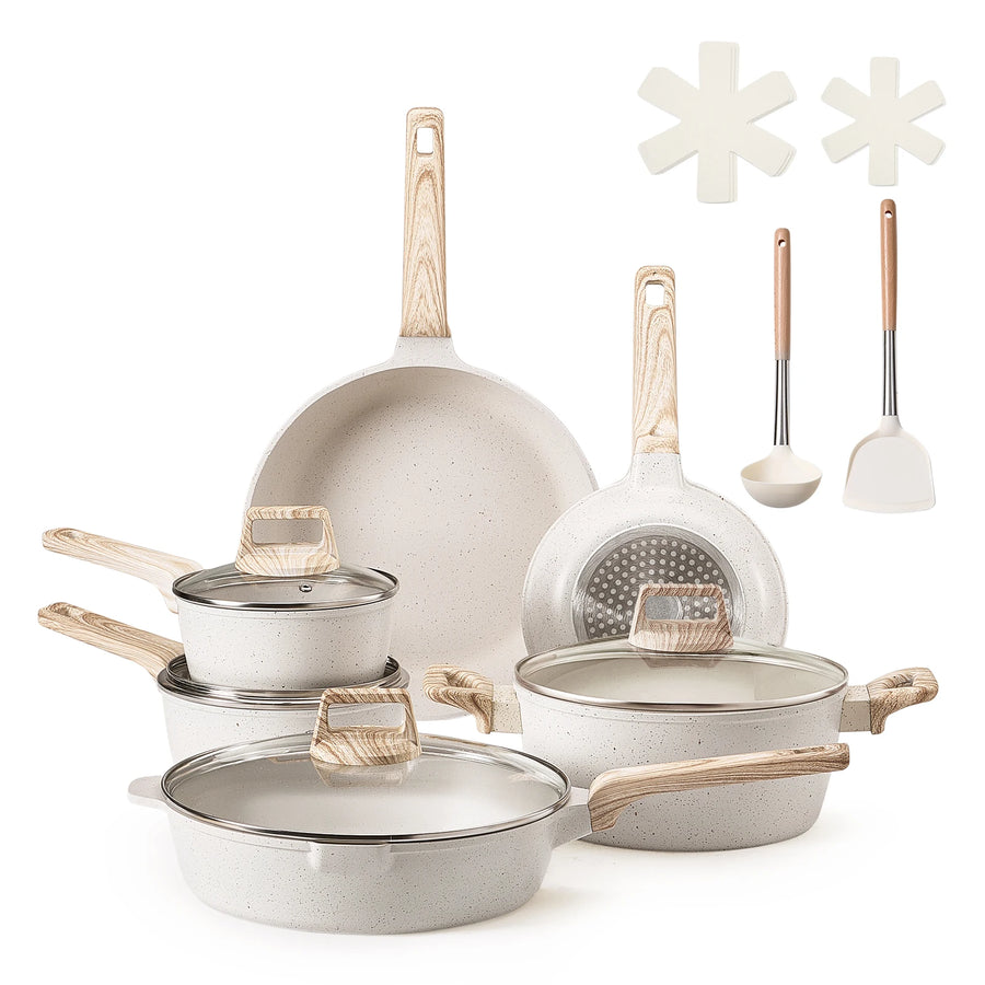 Nonstick Cookware Set with Pan Protectors — product image