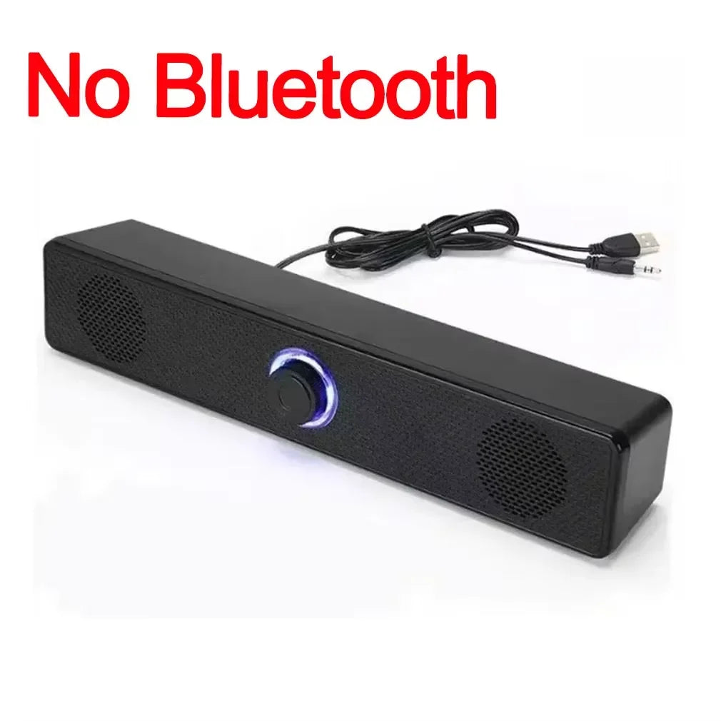 Wireless Soundbar for TV, Desk Audio Player & Home Theater Speaker for Movies, Music, Sports, Apartment & Living Room Use
