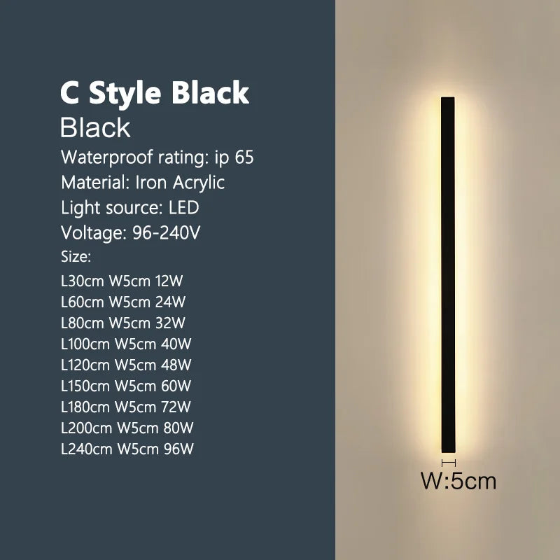 Linear LED Wall Light — view 7