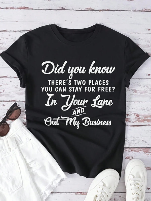 Summer Slogan Graphic T-Shirt
