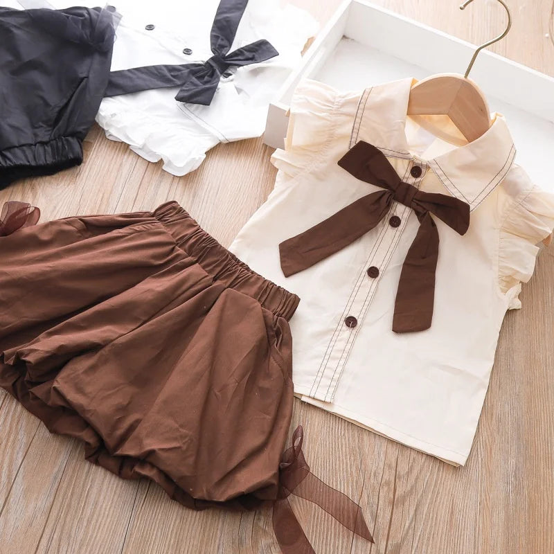 Girls' Sleeveless Top & Shorts Set — product image