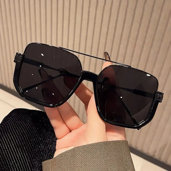 Double-Bridge Half-Frame Sunglasses — view 1