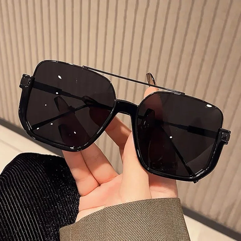 Double-Bridge Half-Frame Sunglasses — view 1