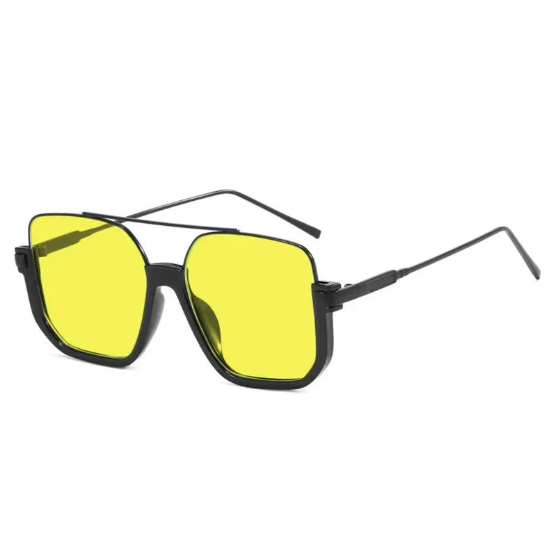 Double-Bridge Half-Frame Sunglasses — view 7