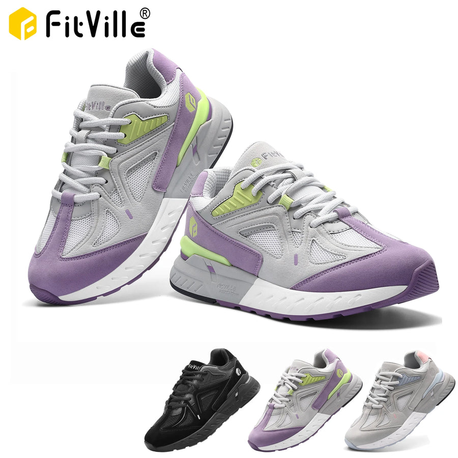 FitVille Wide-Fit Lace-Up Sneakers — product image