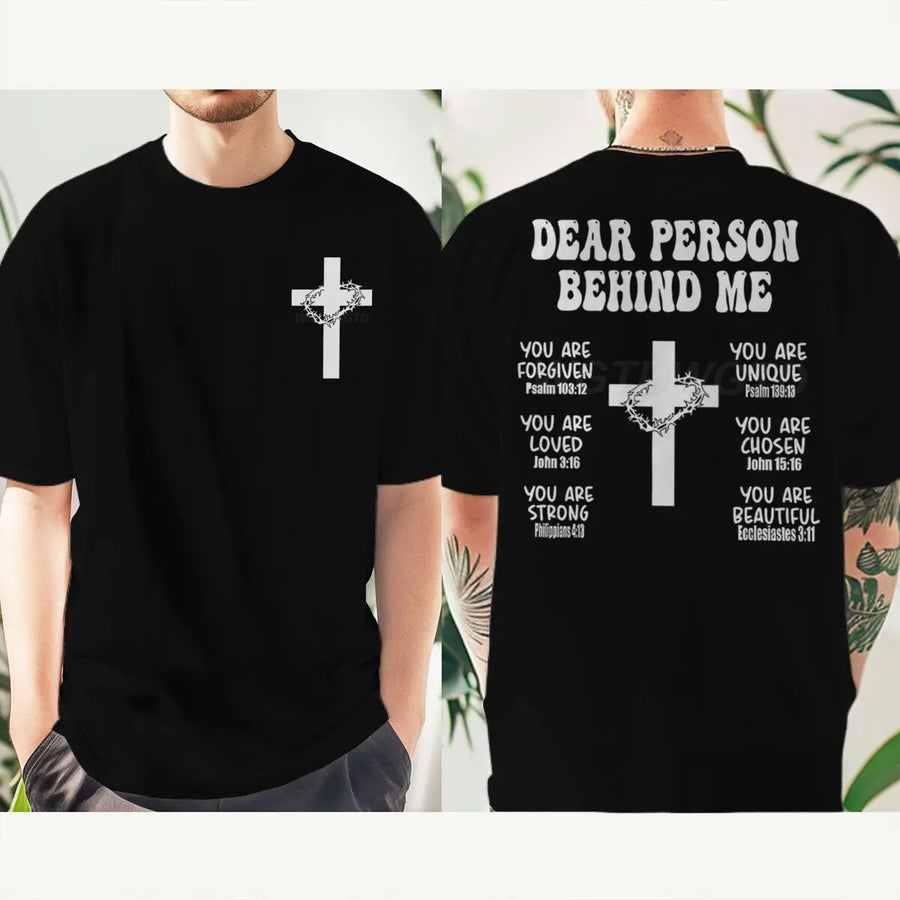 Dear Person Behind Me Graphic T-Shirt — product image
