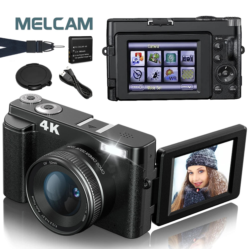 Autofocus Flip-Screen Digital Camera — product image