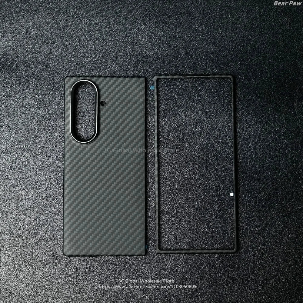 Magnetic for MagSafe Case for Samsung Galaxy Z Fold 7 W26 Aramid Carbon Fiber Cover Ultra-Thin Lightweight Armor for W26 Cover