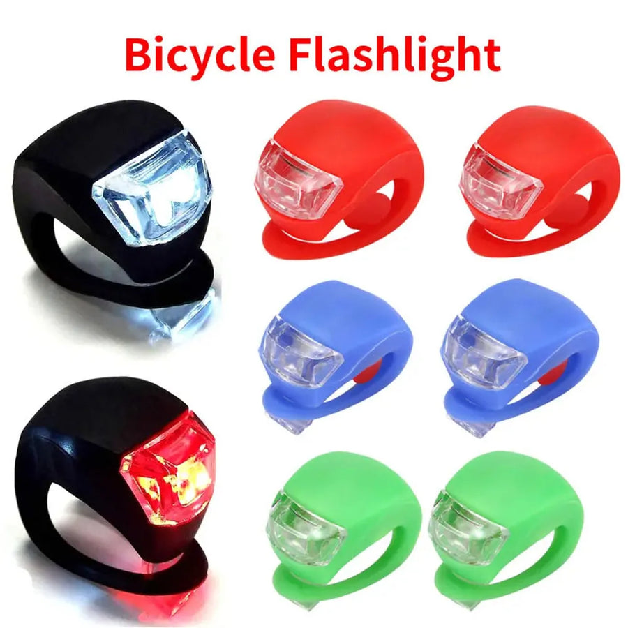 Silicone Bicycle Front & Rear Light Set — product image