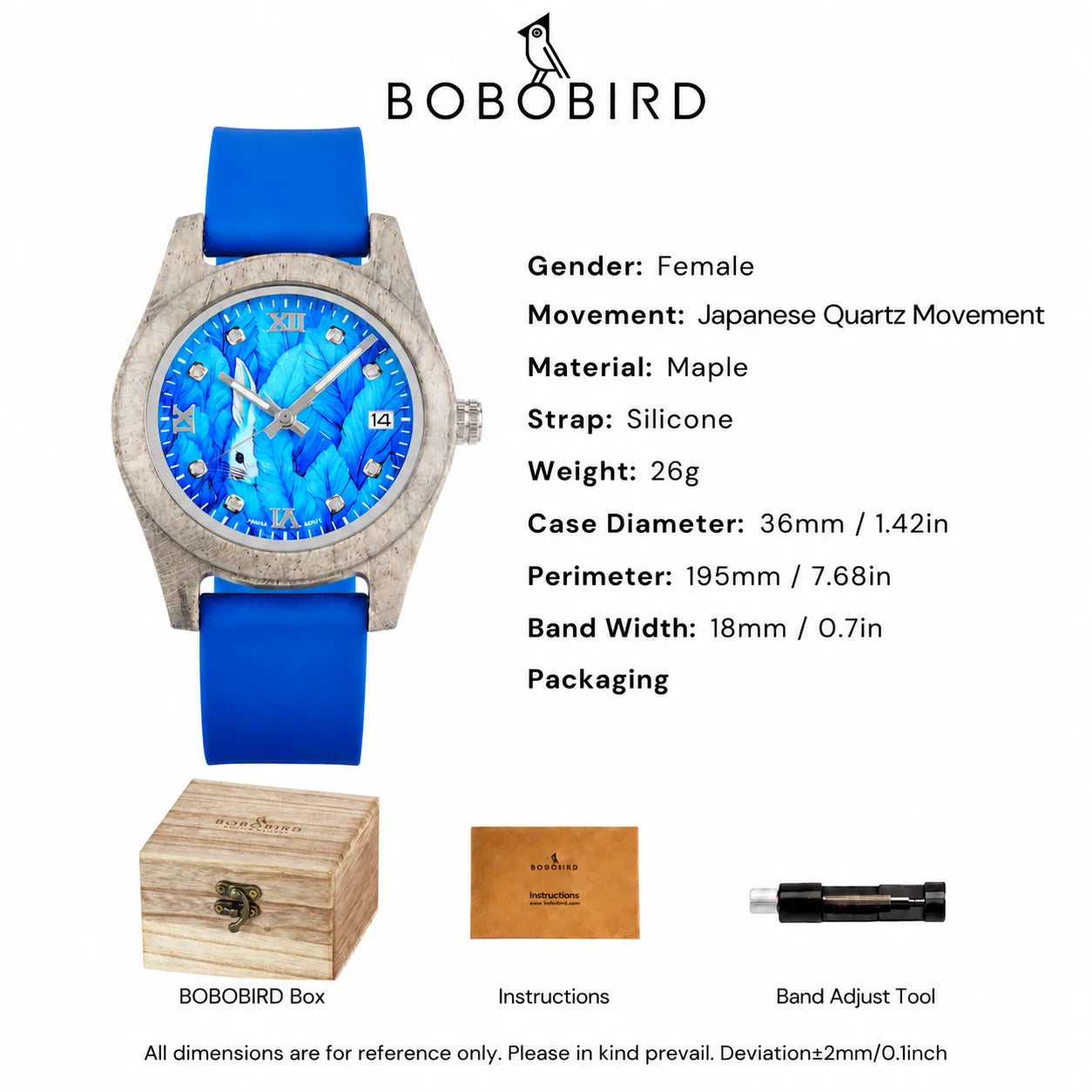 Women's Pink Wooden Watch Luxury Fashion Wristwatch Gift for Girls Elegant Quartz Watch with Silicone Strap Support Dropship