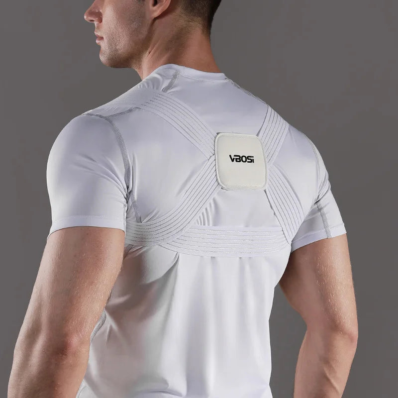 VBOSi Invisible Posture Corrector Adjustable Back Brace Breathable Shoulder Support Belt for Men Women Anti‑Hunchback Spine Pos