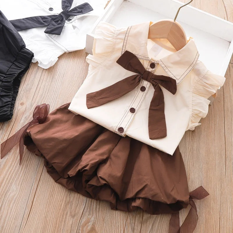 Girls' Sleeveless Top & Shorts Set — view 5