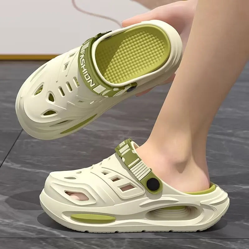 Bow foot supported EVA sports sandals suitable for men's summer indoor 2026 new cool slippers suitable for men's home decoration