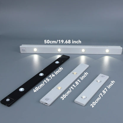 Motion Sensor Light, Usb-Rechargeable LED Sensor Lamp with Adjustable Lighting Modes, Dimmable Lighting, Wireless LED Light for Kitchen Cabinets, Bedrooms and Wardrobes, Night Light for Home Decor and Ambient Lighting #GLOBAL PICKS