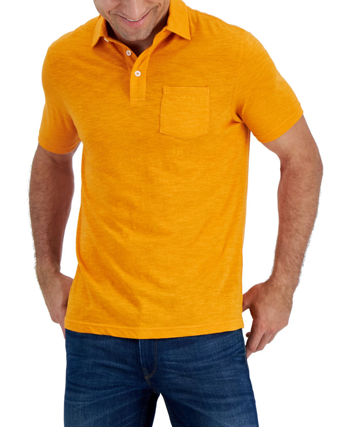 Club Room Men’s Textured Cotton Polo Shirt
