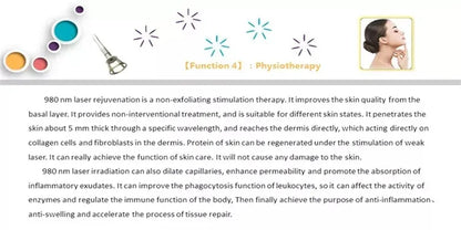 5 in 1 980nm Diode Laser Vascular Removal Machine for Spider Veins & Nail Fungus Treatment Home Beauty Care Equipment 2026