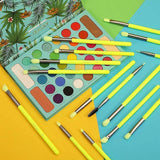 Docolor Neon Green Makeup Brush Set — view 4
