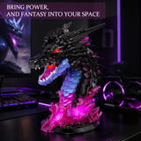 LED Shadow Dragon Head Building Set — view 5