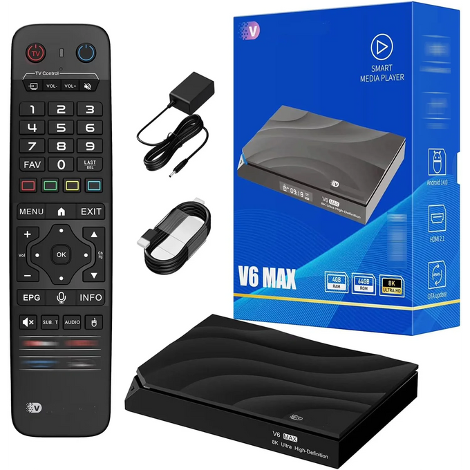 vSeeBox V6 Max Android TV Box — product image