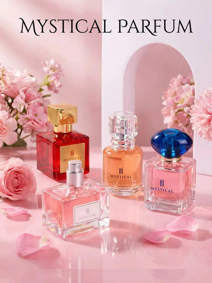 Mystical Perfume Gift Set For Women 4Pcs Spring Gift Includes 30ml EDP 30ml Air Freshener 30ml Body Spray Long Lasting Fragrance