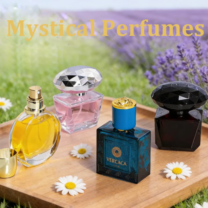 Mystical 4Pcs Fragrance Set Spring Gift For Women 30ml Perfume 30ml Air Freshener 30ml Body Spray Long Lasting Mysterious Scent