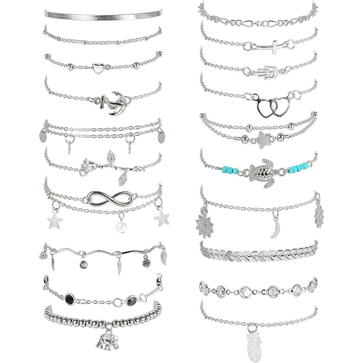 Layered Anklet Set — product image