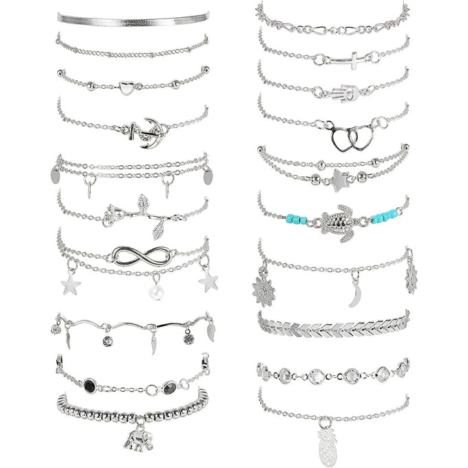 Layered Anklet Set — product image