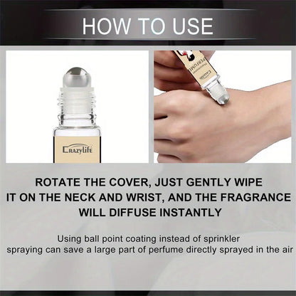 10ml Perfume for Men Women Ball Perfume Women Pheromone Men'S Essential Oil Perfume Attracts The Opposite Sex Lasting Fragrance