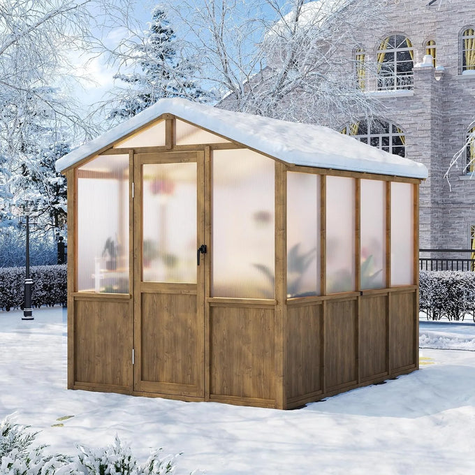Cedar Wood Walk-In Greenhouse — product image