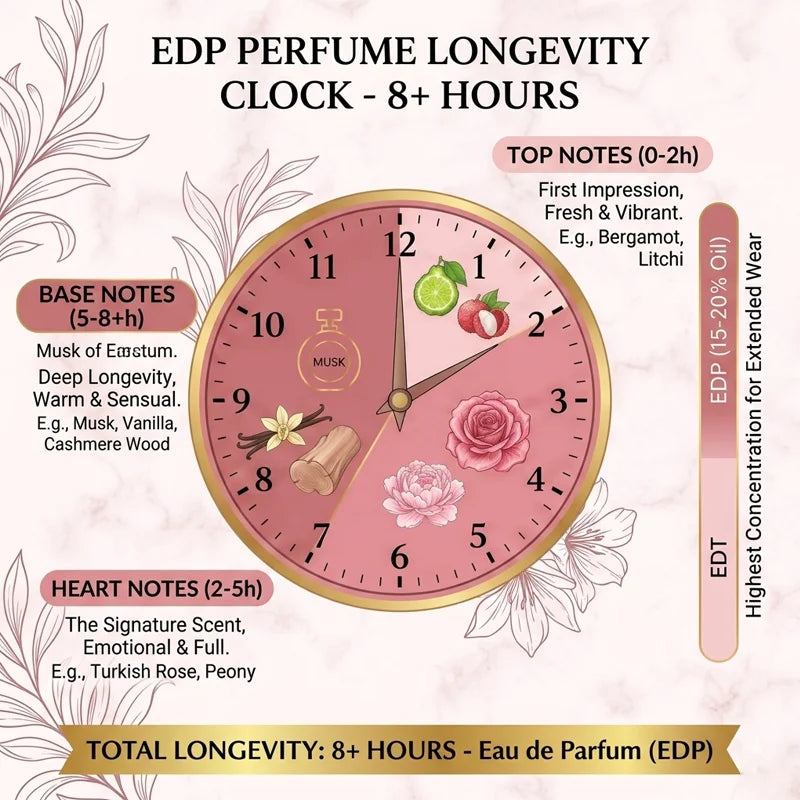 Delina Scent EDP Perfume for Women Long Lasting Pink Rose Rhubarb Sweet Floral Fragrance Lady Romantic Body Mist 30ml/1.0oz