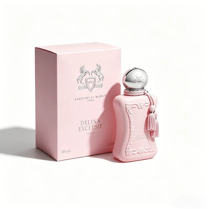 Delina Scent EDP Perfume for Women Long Lasting Pink Rose Rhubarb Sweet Floral Fragrance Lady Romantic Body Mist 30ml/1.0oz