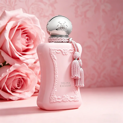Delina Scent EDP Perfume for Women Long Lasting Pink Rose Rhubarb Sweet Floral Fragrance Lady Romantic Body Mist 30ml/1.0oz
