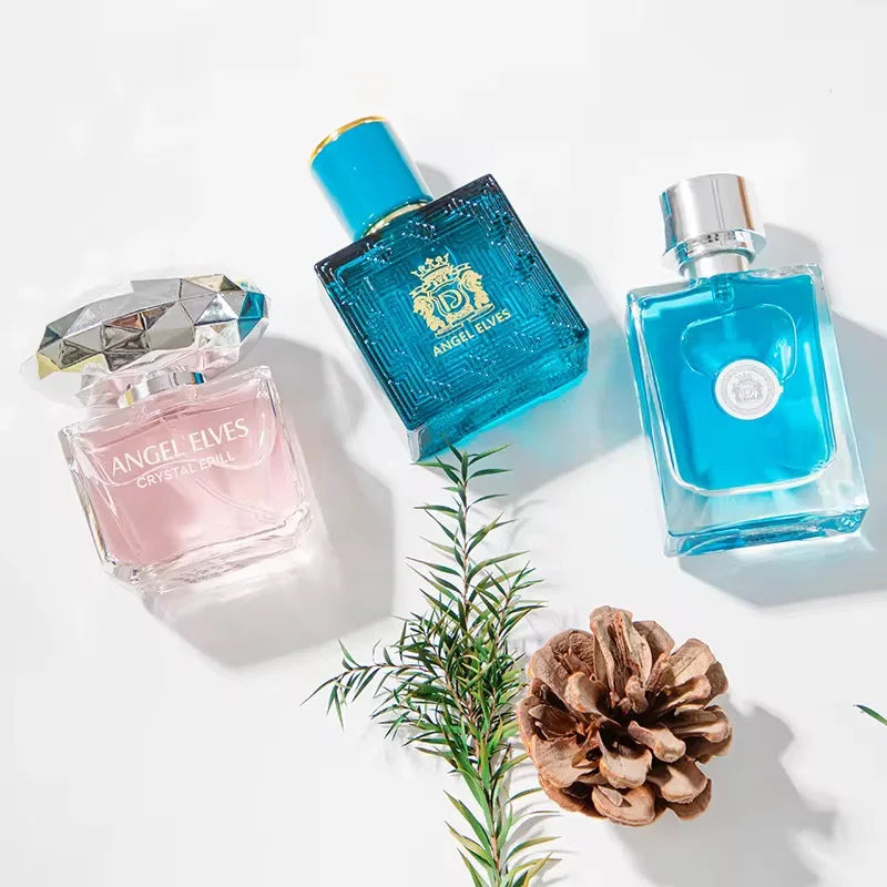 Brand Unisex Perfume Women 90ml Parfums Homme Gift Box 3Pcs Set Club De Nuit Perfumes De Mujer Lasting Floral Fruity Scent Spray