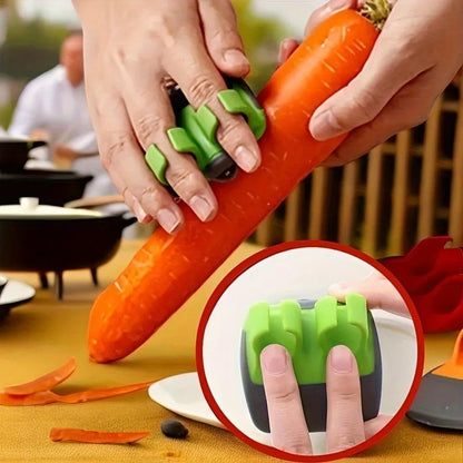 1 Peeler in Black Green Color, Easy To Grip, Comfortable To Use, Suitable for Carrots, Potatoes, and Other Fruits and Vegetables