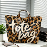 Retro Leopard Print Tote — view 3